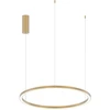 40W LED pakabinamas šviestuvas HOOP, aukso sp., CCT
