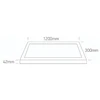 40W LED paviršinė panelė, balta, 120x30cm, CCT, 62140BRU/W/V