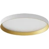 Lubinis šviestuvas 40W LED paviršinis šviestuvas DAMA, baltas/aukso sp., 3000/4000/5000K, 35cm, 01-3746