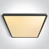 Lubinis šviestuvas 40W LED paviršinis šviestuvas, juodos sp., 2800/3300/4000K, 500x500mm, UGR19, 62020LU/B/V