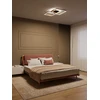 Lubinis šviestuvas 40W LED paviršinis šviestuvas SAMI, matinės aukso sp., 3000/4000/6000K