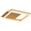 Lubinis šviestuvas 40W LED paviršinis šviestuvas SAMI, matinės aukso sp., 3000/4000/6000K
