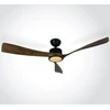 Lubinis šviestuvas 40W ventiliatorius su dimeriuojamu 22W LED šviestuvu, juodas/tamsaus medžio sp., 3000/4000/5500K, 6314D/B/V
