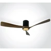 Lubinis šviestuvas 40W ventiliatorius su dimeriuojamu 22W LED šviestuvu, juodas/tamsaus medžio sp., 3000/4000/5500K, 6314DC/B/V
