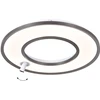 41W LED lubinis šviestuvas VALERIA, šlifuotos pilkos sp., 3000K, 4336700
