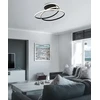 41W LED paviršinis lubinis šviestuvas MILY, juodas, 3000K, 4301501