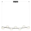 42,7W LED pakabinamas šviestuvas SINCLAIR, juodas, 3000K, dimeriuojamas, 01-3246