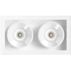 4,2W LED įleidžiamas šviestuvas Juodas FOSTER REC 2, baltas, 3000K