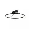 42W LED lubinis šviestuvas, juodas, 3000K, dimeriuojamas, 59cm, 2562