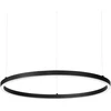 Ideal Lux Pakabinamas šviestuvas Oracle Slim Sp D090 Round 3000K Dali Bk