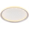Lubinis šviestuvas 42W LED paviršinis šviestuvas, sidabro sp., 3000K-6000K, dimeriuojamas