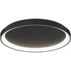 44W LED lubinis šviestuvas GRACE, juodas, 2700/3000/4000K, P3848272N