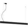 Pakabinamas šviestuvas 44W LED pakabinamas linijinis šviestuvas SASA, juodas, 4000K, DALI, 1700mm, 3917-00170-4-B-P-D3