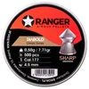 4,5 mm RANGER Diabolo Klasikiniai granulės su grioveliais, raižytas galiukas, 500 vnt. 0,50 g