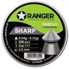 4,5 mm RANGER Diabolo Profesionalūs Šratai Aštriu Antgaliu 500 vnt. 0,54 g
