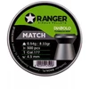 4.5 mm RANGER Diabolo Profesionalūs Varžybiniai plokšti šratai 500 vnt. 0.54 g