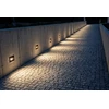 4,5W LED įleidžiamo montavimo sieninis šviestuvas SOLIS, blizgios juodos sp., 2700/3000/4000K, IP65, E4039070NB