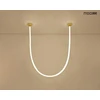 45W LED pakabinamas šviestuvas LASSO 400 SMART, aukso sp., 3000/4000K