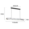 Pakabinamas šviestuvas 46W LED pakabinamas linijinis šviestuvas ALICIA, baltas, 3000K, 4320400