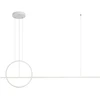 46W LED pakabinamas šviestuvas GIOTTO, baltas, 3000K, dimeriuojamas, 01-1734