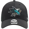 47 Brand NHL San Jose Sharks „Branson“ kepurė su snapeliu H-BRANS22CTP-BK juoda, vieno dydžio