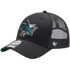 47 Brand NHL San Jose Sharks „Branson“ kepurė su snapeliu H-BRANS22CTP-BK juoda, vieno dydžio