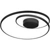 47W LED lubinis šviestuvas OZ, juodas, 4000K, 342320