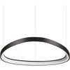 Ideal Lux 47W LED pakabinamas šviestuvas GEMINI, juodas, 3000K, dimeriuojamas, 304694