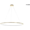47W LED pakabinamas šviestuvas RING SLIM 150, aukso sp., 3000K, su nuotolinio valdymo pulteliu, dimeriuojamas