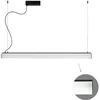 48W LED linijinis pakabinamas šviestuvas TUBE, juodas, 4000K, 1500mm, dimeriuojamas, 3919-00150-4-B-D1