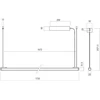 48W LED pakabinamas šviestuvas CRISP, juodos sp., 3000K, dimeriuojamas, 01-4703