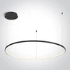 48W LED pakabinamas šviestuvas, juodas, 3000K, 100cm, dimeriuojamas, 63150/B/W