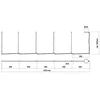 48W LED pakabinamas šviestuvas STICK, juodas, 3000K, dimeriuojamas, 01-2801