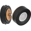 Lubinis šviestuvas 4,8W LED paviršinis šviestuvas SPOT PLUTO, juodas, 3000K