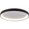 Lubinis šviestuvas Italux 48W LED paviršinis šviestuvas VICO, juodas, 3000/4000K, dimeriuojamas