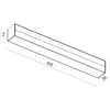 48W LED šviestuvas į magnetinius bėgelius XTRIM M RECESSED, juodu korpusu, 4000K, DALI