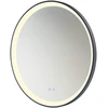 Sieninis šviestuvas 48W LED šviestuvas - veidrodis VANITY, juodas, 3000/4000/6000K, dimeriuojamas, IP44, 01-3826