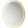 Sieninis šviestuvas 48W LED šviestuvas - veidrodis VANITY, matinės aukso sp., 3000/4000/6000K, dimeriuojamas, IP44, 01-3825