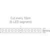 4,8W/m LED juosta, mėlyna šviesos sp., 5m ritė, 7820/BL