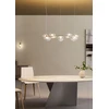49,6W LED pakabinamas šviestuvas SINCLAIR, matinės aukso sp./skaidrus, 3000K, dimeriuojamas, 01-3249