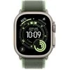 „Apple“ 49 mm „Žalias“/„Neon Trail Loop“ – S/M dydžio – natūralaus titano apdaila