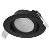 4,9W LED įleidžiamas šviestuvas SPOT, juodas, 2700K