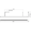 49W LED pakabinamas šviestuvas CITYLINE, juodos sp., 2700/3000K, dimeriuojamas, 01-4634
