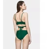 4F Moteriškas bikini viršus maudymosi kostiumui H4L21-KOS003G-46S Žalias