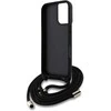 GUESS dėklas skirtas Apple iPhone 16 GUHCP16SP4GMGCRW (CBDY PU 4G Big Logo W/Cord Strap) rudos spalvos