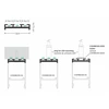 4m LED profilis COMBO30-02, anoduotas aliuminis