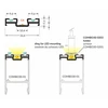 4m LED profilis COMBO30-03, baltas