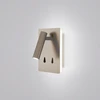 4W + 3W LED sieninis šviestuvas MANAT MINI, matinės nikelio sp., 3000K, A3568100NM