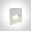 4W LED įleidžiamas sieninis lauko šviestuvas, baltas, 3000K, 68068A/W/W