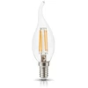 4W LED lemputė, E14, skaidri, 3000K